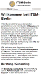 Mobile Screenshot of itsm-berlin.de